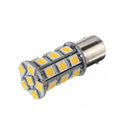 10x Car Auto RV Trailer 1156 BA15S 5050 27 SMD LED Light Backup Lamp Warm White