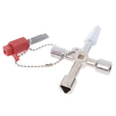 1PC Key Wrench Cross Switch Alloy Universal Square Wrench Tool socket wrenchME