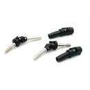2Pcs Black Axle Transmission Drive Shaft for 1:12 Feiyue FY03 4WD Desert Car