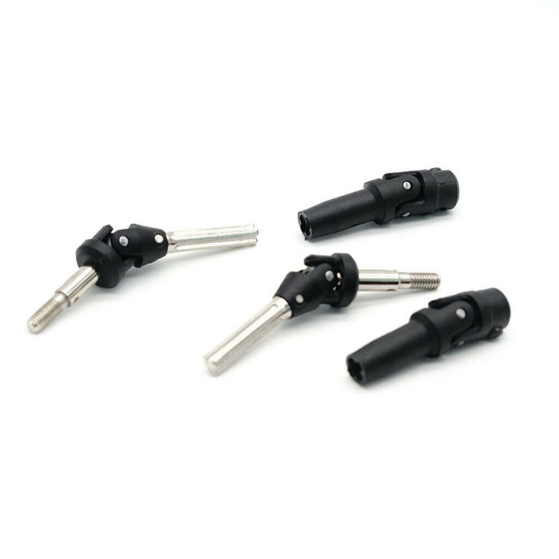 2Pcs Black Axle Transmission Drive Shaft for 1:12 Feiyue FY03 4WD Desert Car