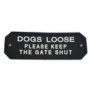 Flexible Garden Wall Gate Plaque Sign Plate Plaque DOGS LOOSE_1