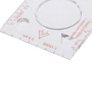 Outdoor Camping Hiking Special Compass Baseplate Ruler Map Scale Compass- OZ