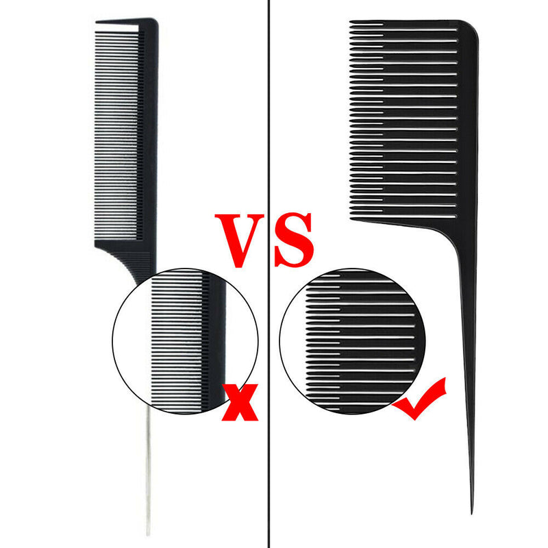 3x Hairdressing Comb to Highlight Professional Tissue