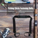Portable Fishing Rod Tie Holder Strap Fishing Stick Fastening Shoulder Belt