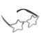 4pcs Five-point Star Sunglasses Eyeglasses Funny Costume Glasses Photo Prop