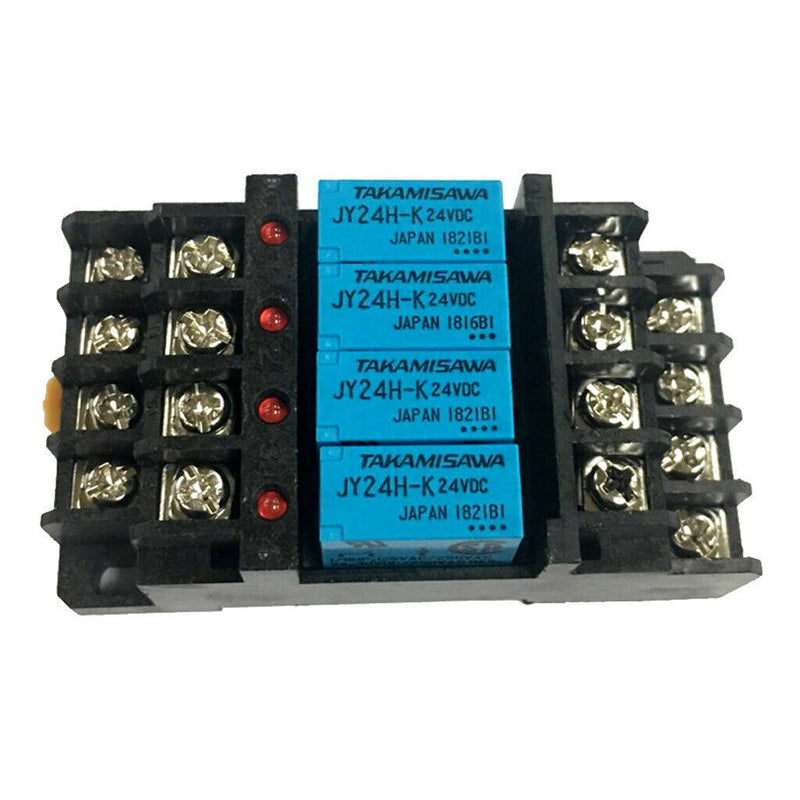 5A 24VDC Coil 250VAC Relay Socket Base