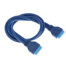 50cm 19Pin Female to USB 3.1 Type C Adapter Cable w/ PCI Profile Bracket
