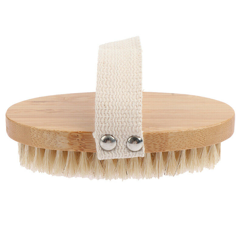Body Bath Brush Natural Exfoliator Shower Scrub Bath Clean Wooden Bristle Br Gw