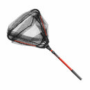 Portable Fishing Landing Net Folding Handle Triangle Frames Aluminum Alloy Sport