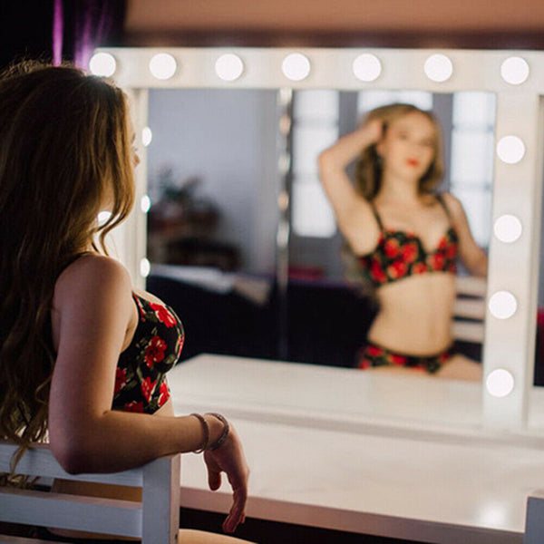 USB Charge LED Makeup Mirror Front Light Lamp for Dressing Table (16LED) A#S