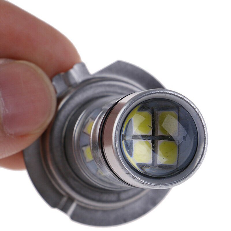 2pcs H7 120W 24000LM automotive LED headlights COB kit 6000K FT