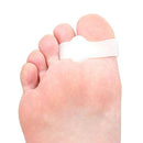 Toe Separator for Bunion with 2 Loops-Toe Spreader Gel Toe Corrector F6B7
