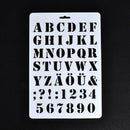 Lettering StencilsÃ¯Â¼Å’Letter and Number StencilÃ¯Â¼Å’Painting Paper Craft Alphabet an N6
