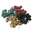 80Pcs/Set Mini Brush Scouring Pad Abrasive Wheel Nylon Fiber Grinding Sandi