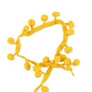 20 Yard 10MM PomPom Trim Ball Fringe Ribbon DIY Sewing Accessory Lace Yello