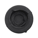 8 pieces Table leg 25mm diameter plastic tube insert Black foot pad D4A5