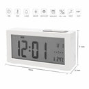Alarm Clocks Bedside Non Ticking, Battery Operated Digital Clock Large Disp M1E1