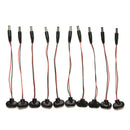 2PCS T type 9V DC Battery Power Cable Barrel Jack Connector for Arduino New R -Q