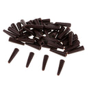 50pcs Tail Rubber Tubes for Saftey Lead Clips Carp Fishing Rig Sleeves Useful