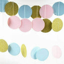 Round Banner Dot Wreath Banner Glitter Round Banner Hanging Ornament Garlan J4U2