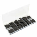 532PCS Black Environmentally Friendly Flame Retardant Heat Shrinkable Tube YXW
