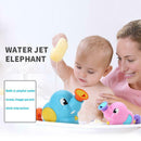 Baby Bath Toys Cartoon Elephant Kids Funny ABS Float Spray Water Tub Toys