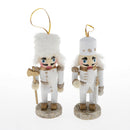 4pcs Wooden Nutcracker Ornaments Christmas Holiday Haning Decoration Figures