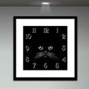 5D DIY Full Drill Diamond Painting Clock Cat Cross Stitch Embroidery Crafts
