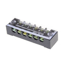 3Pcs TB-1506 6 Positions Dual Rows Covered Screw Terminal Block 600V 15A Z