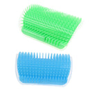 2 X Pet Cat Wall Corner Grooming Massage Self Groomer Brush Hair Cleaner