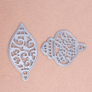 2pcs Conch Lantern Cutting Die Stencil Scrapbook Embossing Folder DIY Craft
