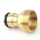 23mm Hose Quick Connector Brass Threaded Garden Water Connector Tube Fitting Hn