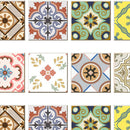 20pcs Bohemia Printing Tile Stickers for Home Kitchen Bath Decor B 10x10cm