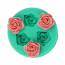Mini Rose Flower Silicone Mold Making For Super Sculpey Clay Polymer TOP Y2S5
