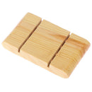 Portable Bamboo Wooden Soap Dish Shower Case Holder Container Storage Box Pl ME