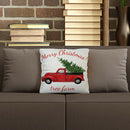 Christmas Pillow Case Washable Soft Pillowslip Home Ornament Xmas Decor (D)
