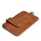 Vertical Leather ID Cards Holder Travel Money  Purse Case Snap Button