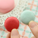 5Pcs Fashion Cute Macarons Colors Rubber Pencil Eraser Sweet Stationery Set 3cT