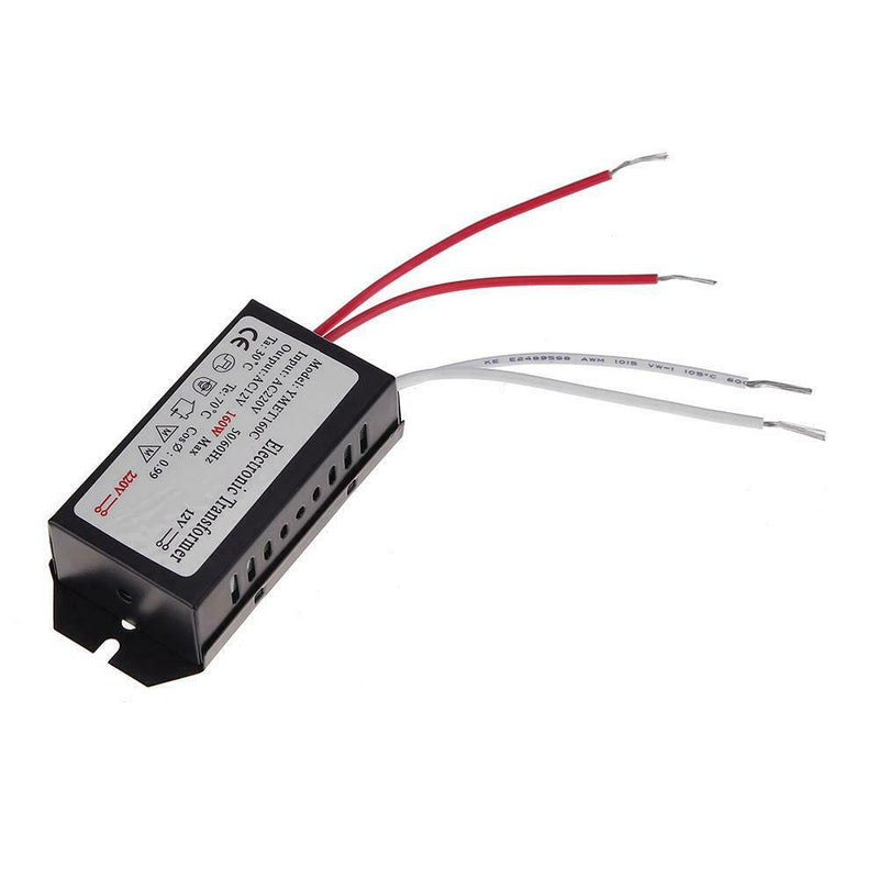 220V to 12V Crystal Quartz Halogen Lamp Electronic Transformer Power Supply