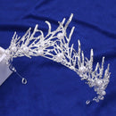 Fashion Flame Crown Headdress Crystal Crown Rhinestone Bridal Hair Accessor