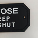 Flexible Garden Wall Gate Plaque Sign Plate Plaque DOGS LOOSE_1