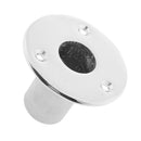 Boat Stainless Steel 316 Grade Embedded Deck Base Fits 25mm 1" Pipe/Tube