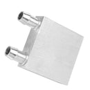 Aluminum Water Cooling Block 40X40X12mm Cooler for Computer CPU Radiator X2V8