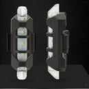 Bright Bicycle Light Rechargeable Tail Light Set Road Safety Accessory White