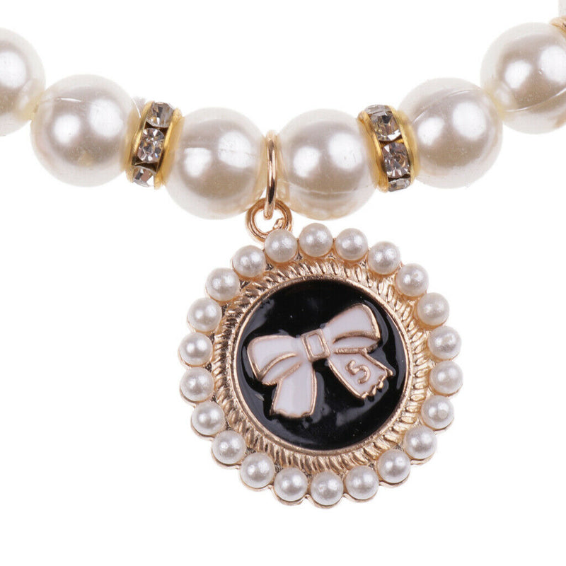 2pcs Cutie Pet Cat Dog Beads Pendant Necklace Charm Neck