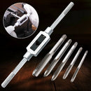 8pcs Hand Screw Thread Metric Plug Tap With Wrench Set M3/M4/M5/M6/M8/M10/M12