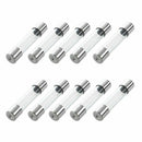 10 Pcs Fast Blow Type Glass Tube Fuses 6x30mm 250V 2A F9O6