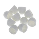 10 Pcs Hexagon Bolts Nuts Cover Caps- White - Premium Nylon - M8 13x15mm
