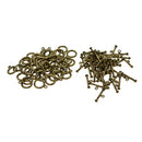 50 Set Round Toggle Clasps Bracelet Necklace Jewelry OT Clasps DIY Crafts