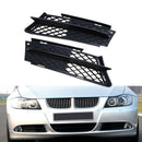 1Pair Car Front Bumper Grille Left Right Side Fog Light Cover for BMW E90 2